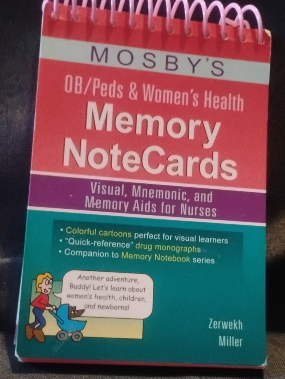 Memory NoteCards OB/Peds & Women’s Health - Teal & Red